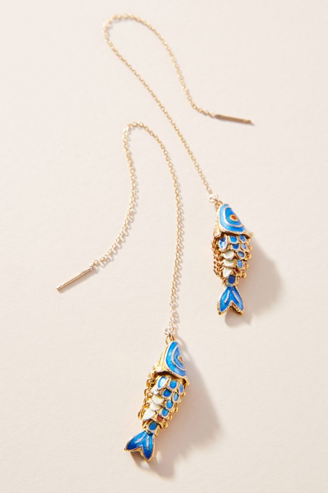 NST Studio Fish Threader Earrings