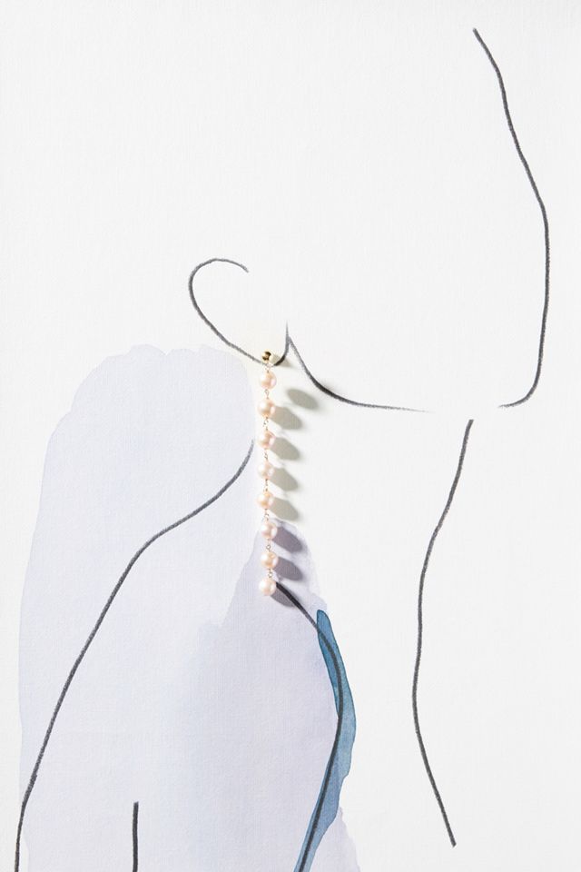 NST Studio Pearl Drop Earrings #2