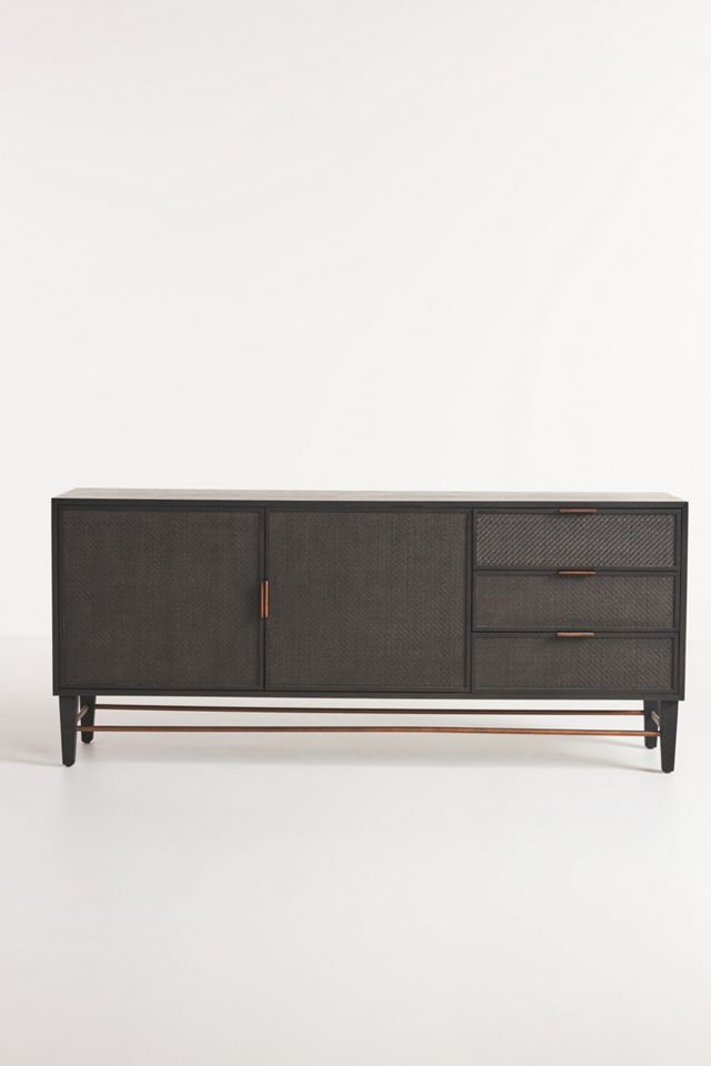 Wallace Cane and Oak Sideboard #1