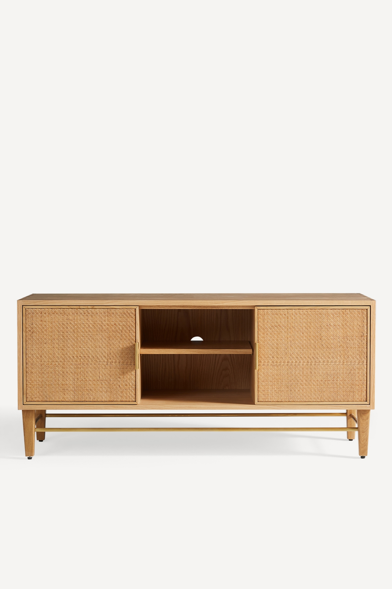 Wallace Cane and Oak Media Console