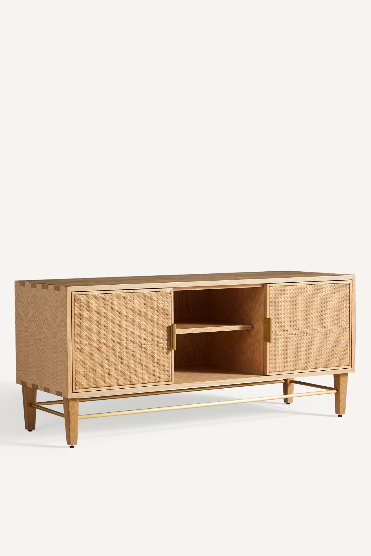 Wallace Cane and Oak Media Console