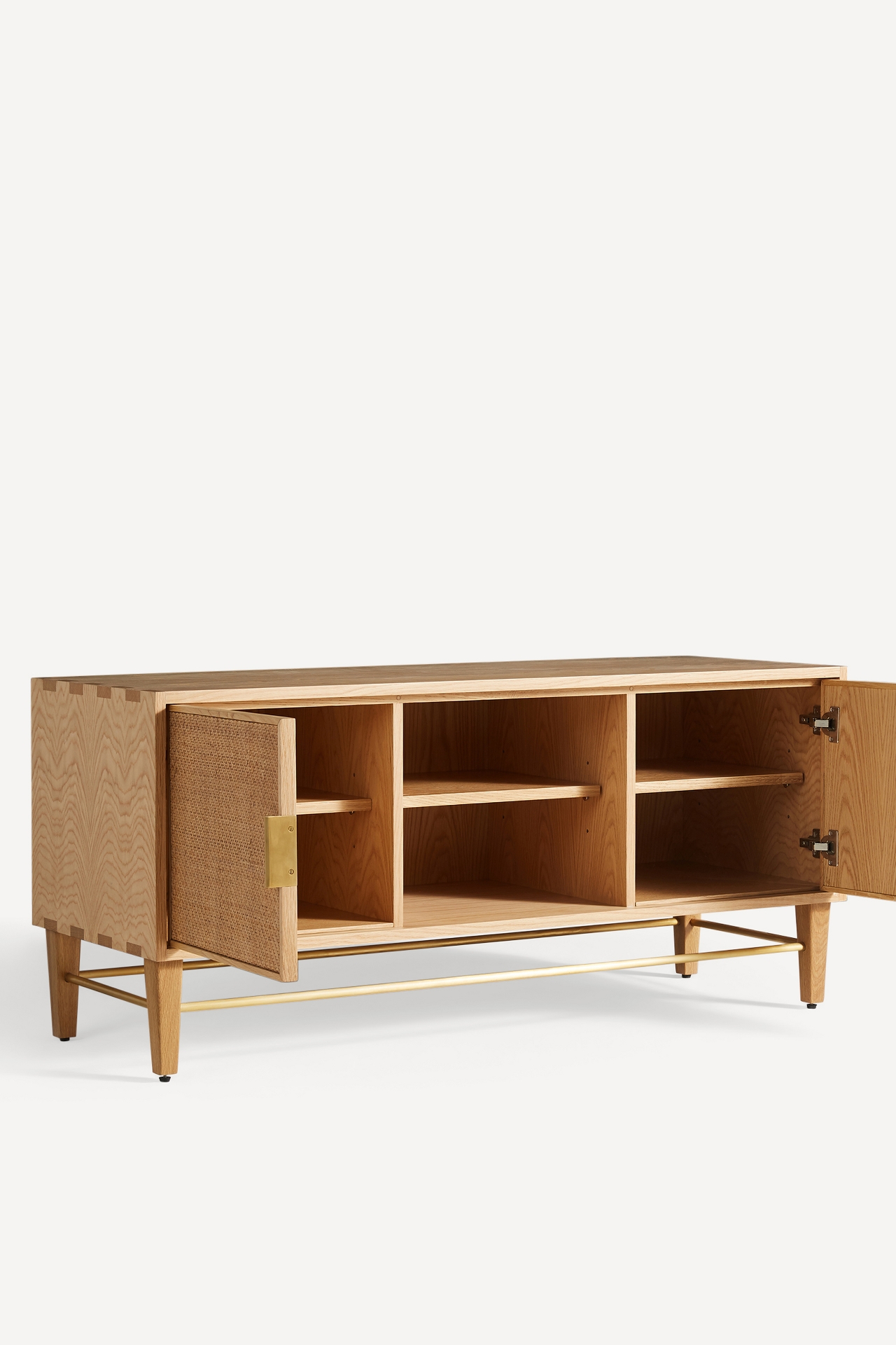 Wallace Cane and Oak Media Console