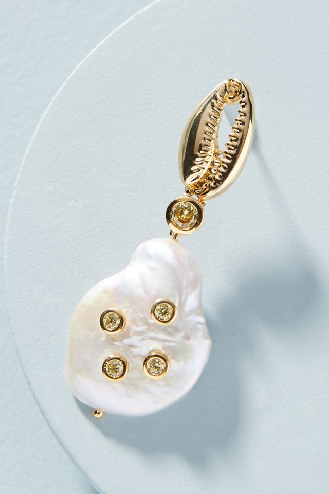 Amber Sceats Victoria Pearl Drop Earrings #1