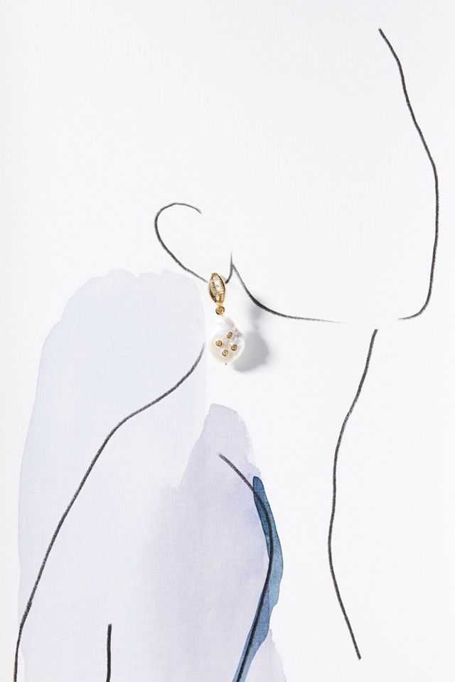 Amber Sceats Victoria Pearl Drop Earrings #2