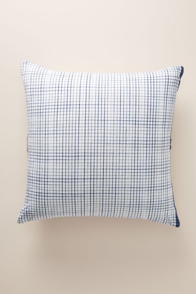 Cojín Gingham tejido #2