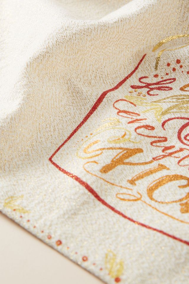 Lovely Lettering Co. Pumpkin Spice Dish Towel #1