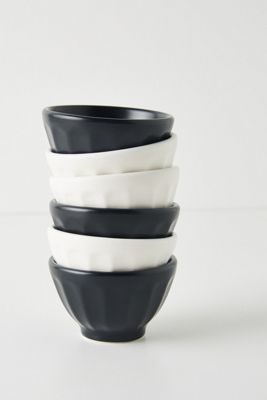 Mini Matte Latte Bowls, Set of 6