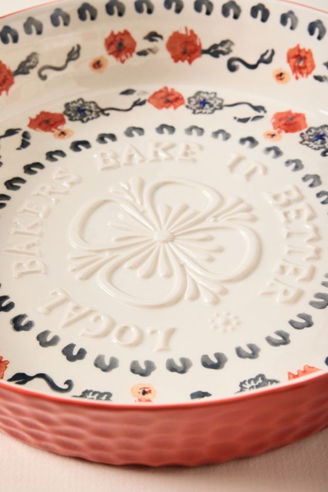 Handpainted Lucerne Pie Dish #3