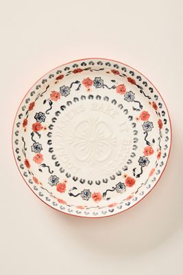Handpainted Lucerne Pie Dish