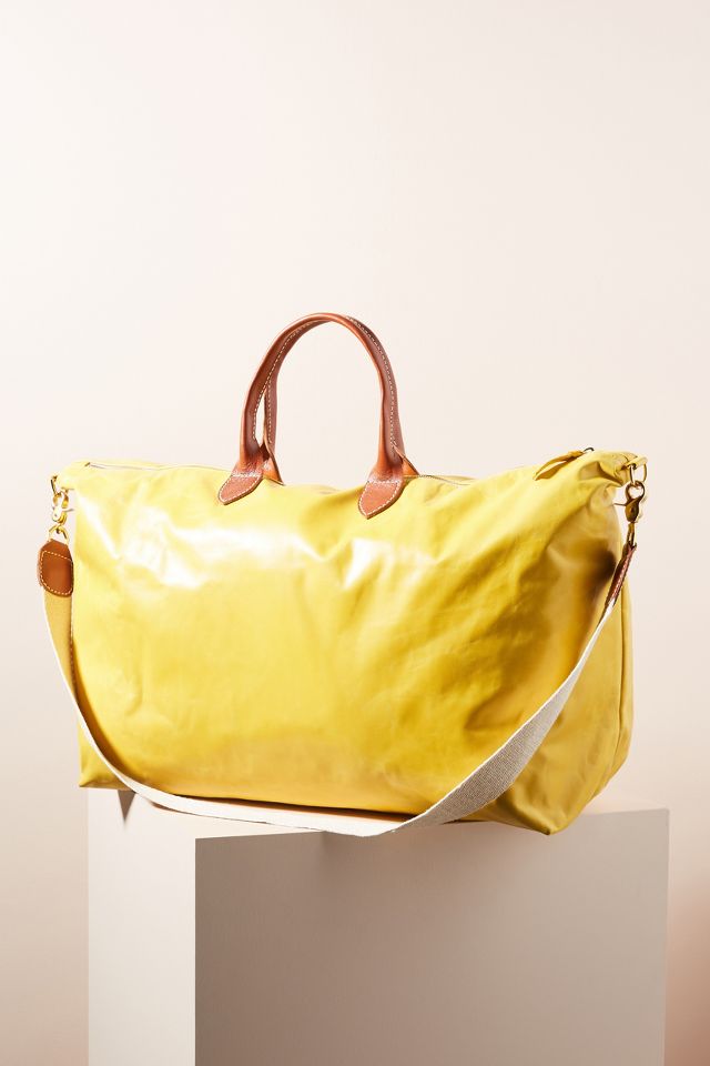 Yellow Woven Alice Maison Bag by Clare V. for $56