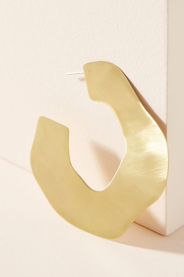 Sibilia Flat Hoop Earrings #1