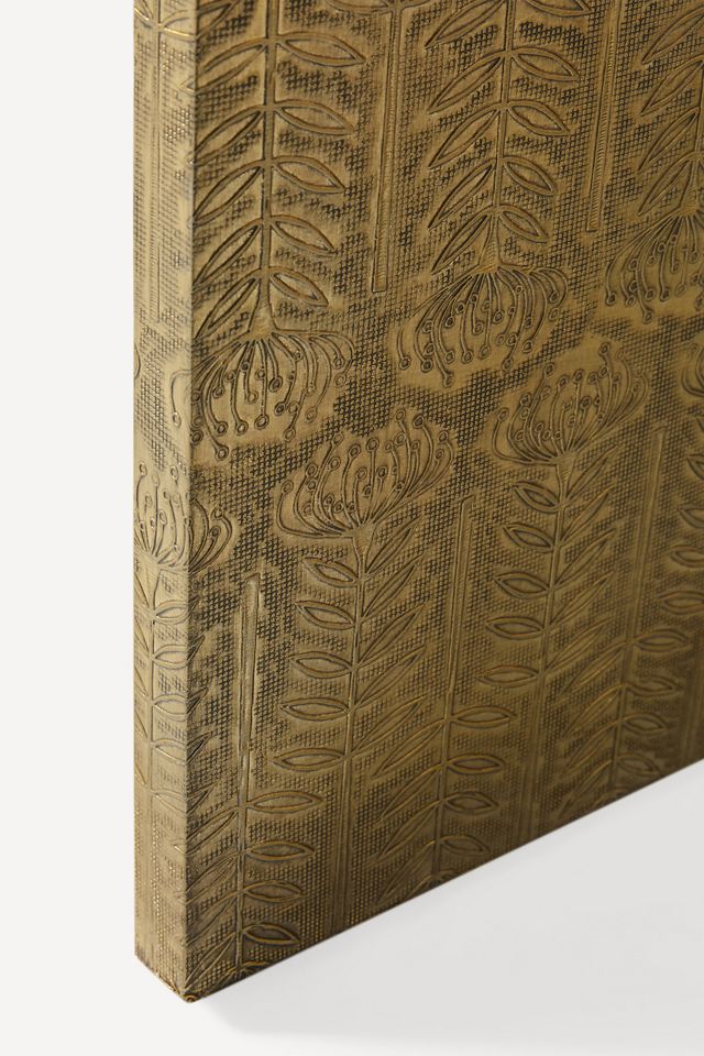 Hand-Embossed Lotus Console #6