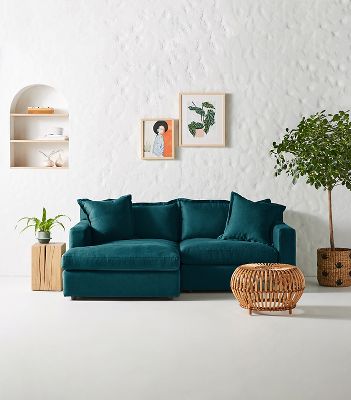 Petite chaise store sectional