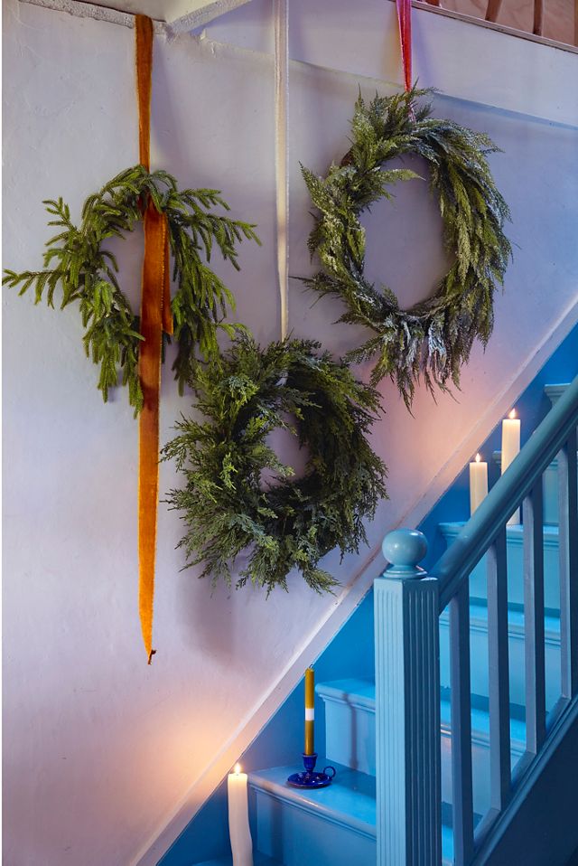 Faux Norfolk Pine Wreath #5