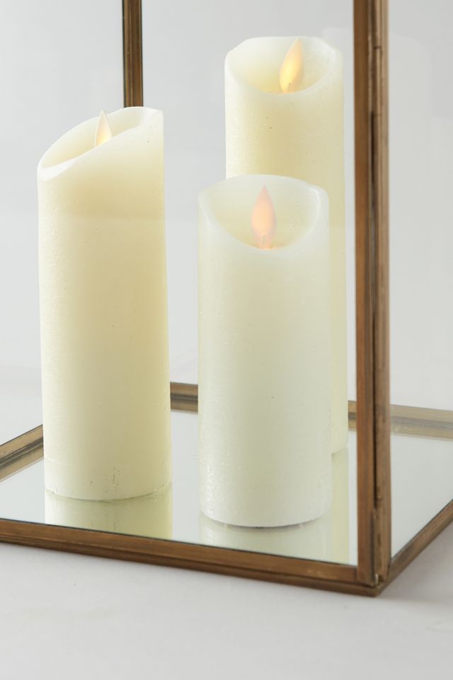 Wide Top Brass Lantern #3