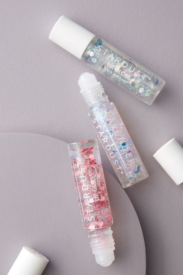 Lavender Stardust Kissing Glitter Lip Gloss | Anthropologie