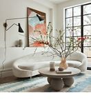 Asymmetric Serpentine Sofa