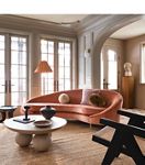 Asymmetrical Serpentine Sofa