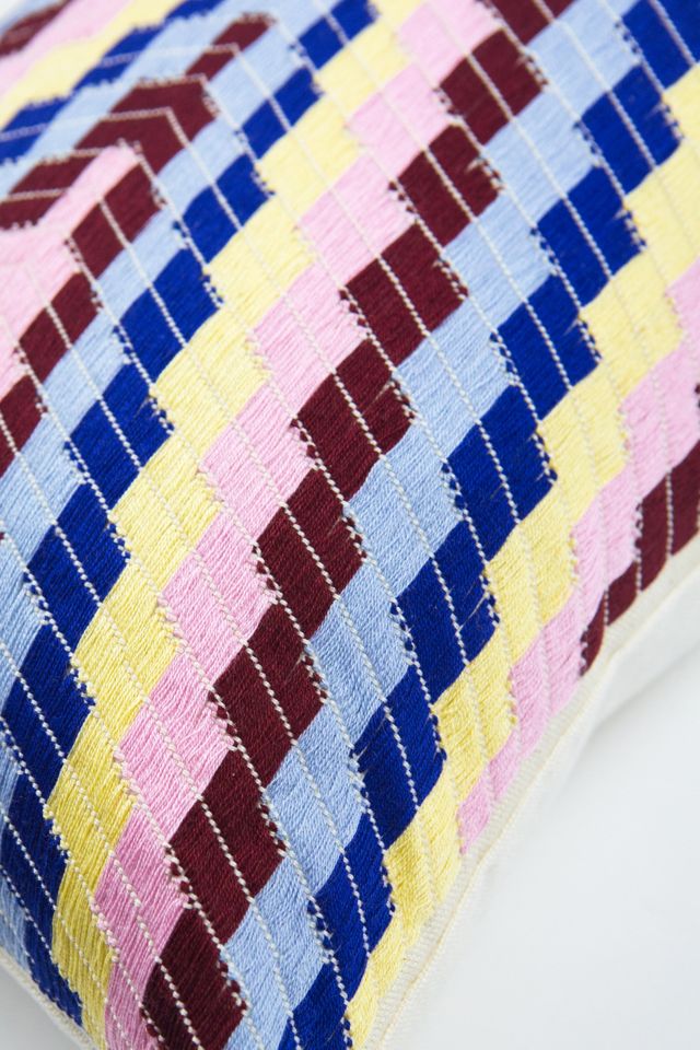 Archive New York Almolonga Royal Multi Zig Zag Pillow #3