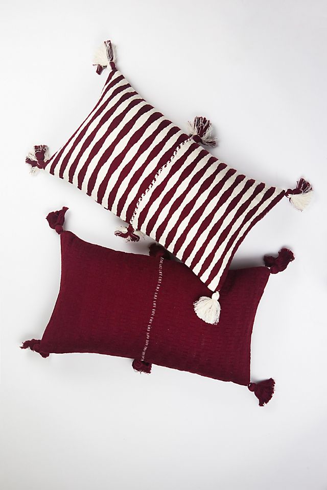 undefined | Archive New York Burgundy Antigua Pillow