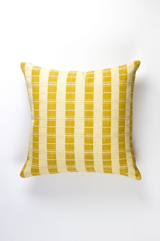 Archive New York Santiago Grid Multi Striped Pillow #1