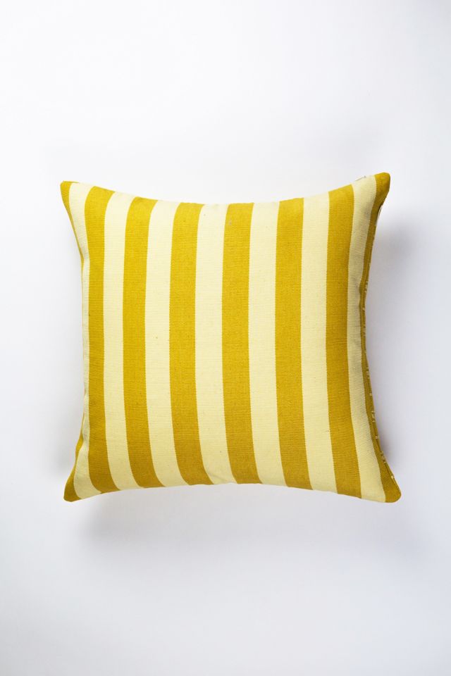 Archive New York Santiago Grid Multi Striped Pillow #2