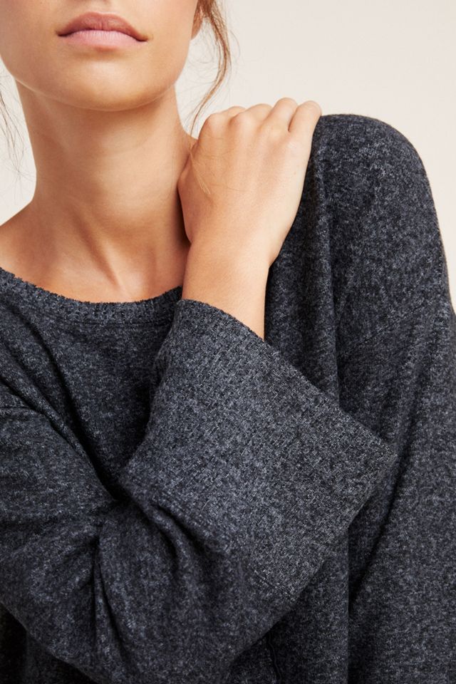 Kiera Tie-Back Hacci Pullover #1