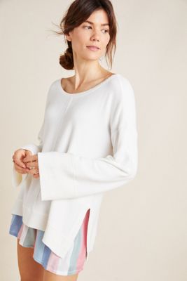 Kiera Tie-Back Hacci Pullover