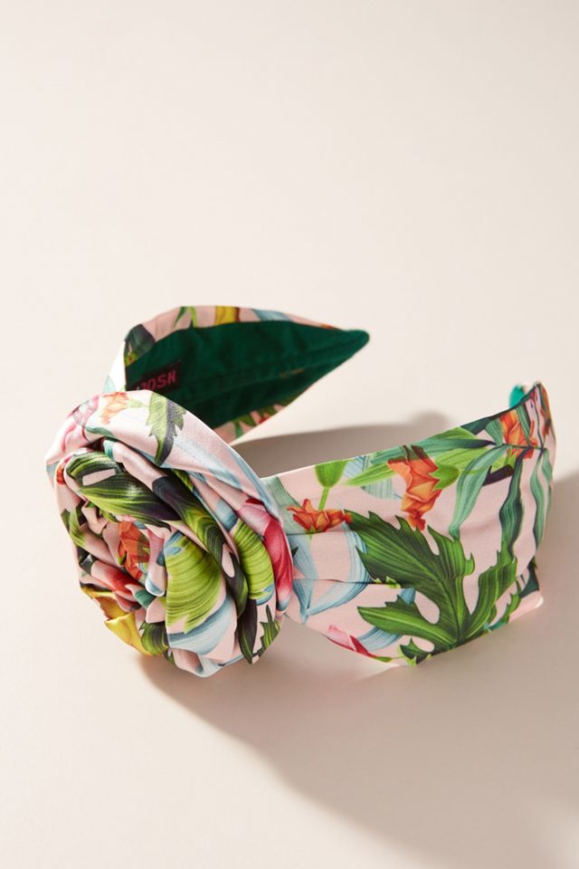 Anthropologie NamJosh Metallic knotted headband NAMJOSH -Turquoise waves headband - Caprice Clothing main image 4