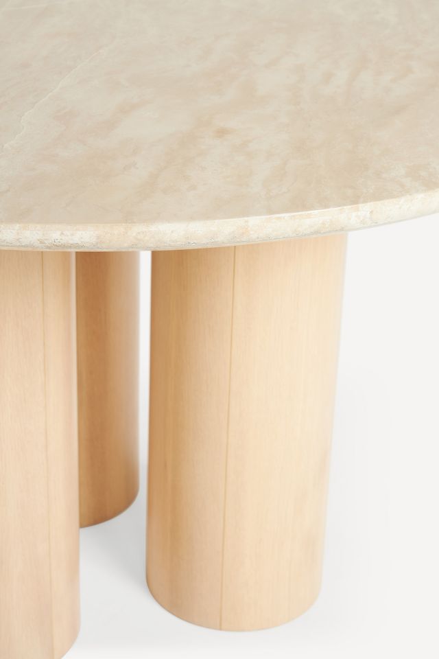 Anthropologie on sale travertine table