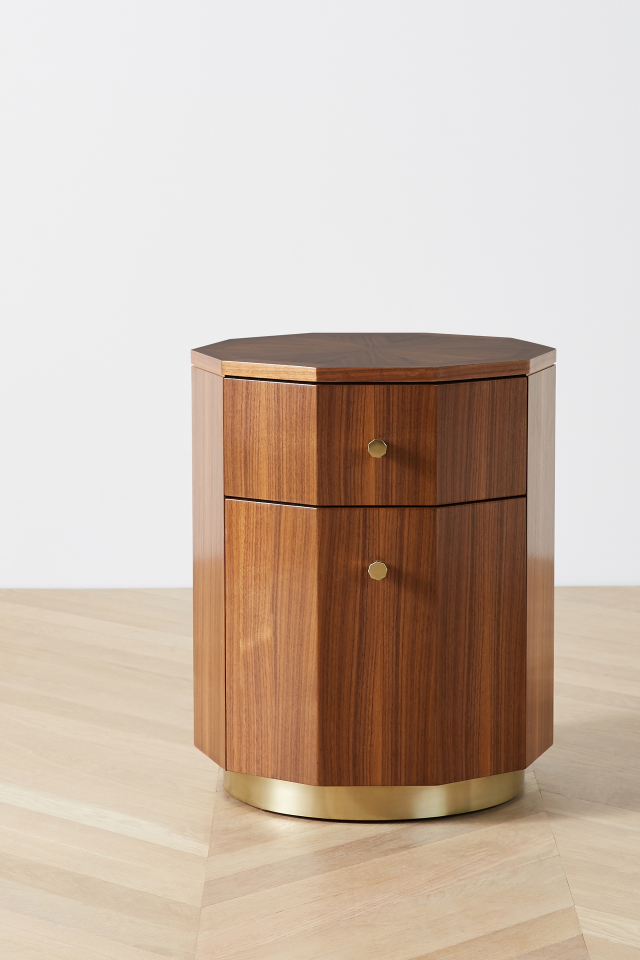 Quillen Marquetry Side Table