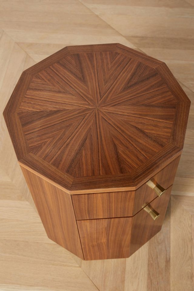 Quillen Marquetry Side Table #2