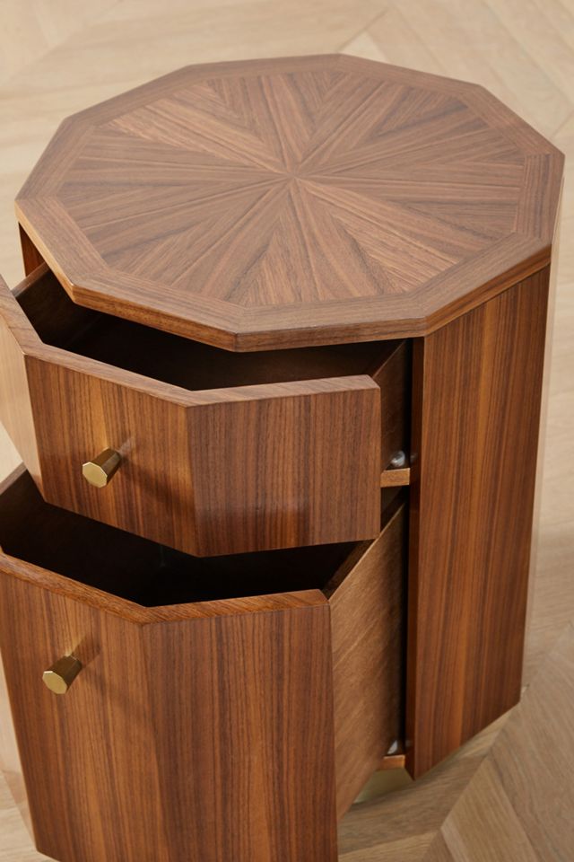 Quillen Marquetry Side Table #4