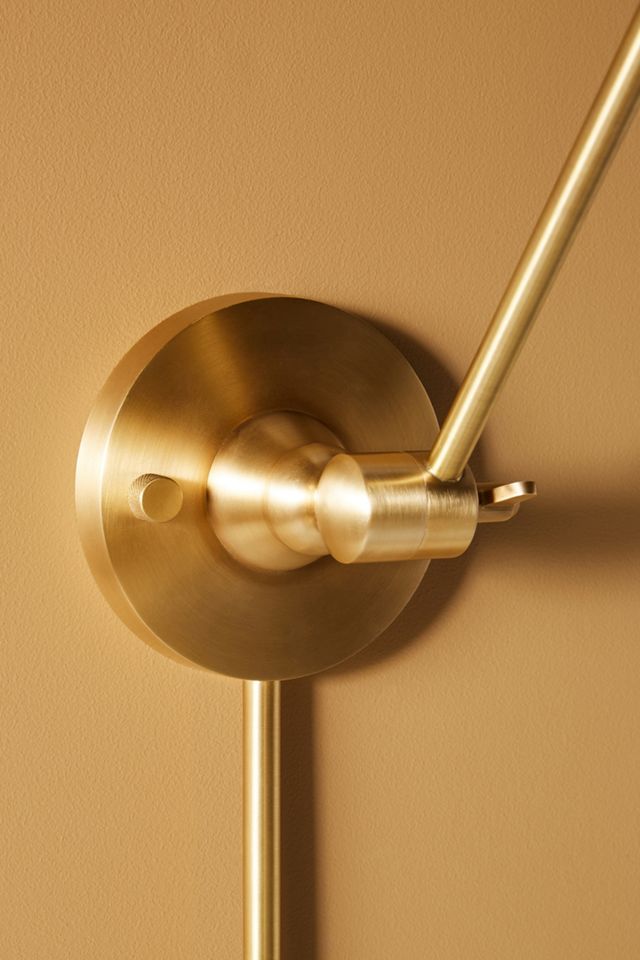 Regina Andrew Zig Zag Articulating Metal Plug-in Sconce Wall Light #2