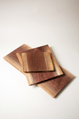 Farmhouse Pottery Live Edge Walnut Boards