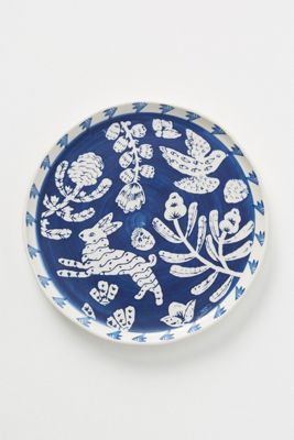 Pallu Side Plates, Set of 4