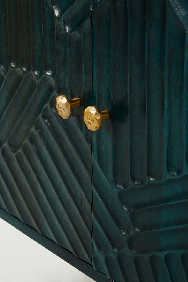 Handcarved Paje Entryway Cabinet #5