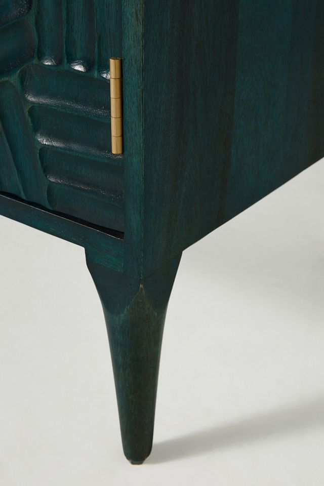 Handcarved Paje Entryway Cabinet #6