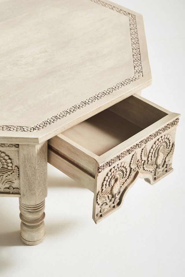 Raaz Octagon Storage Coffee Table #4