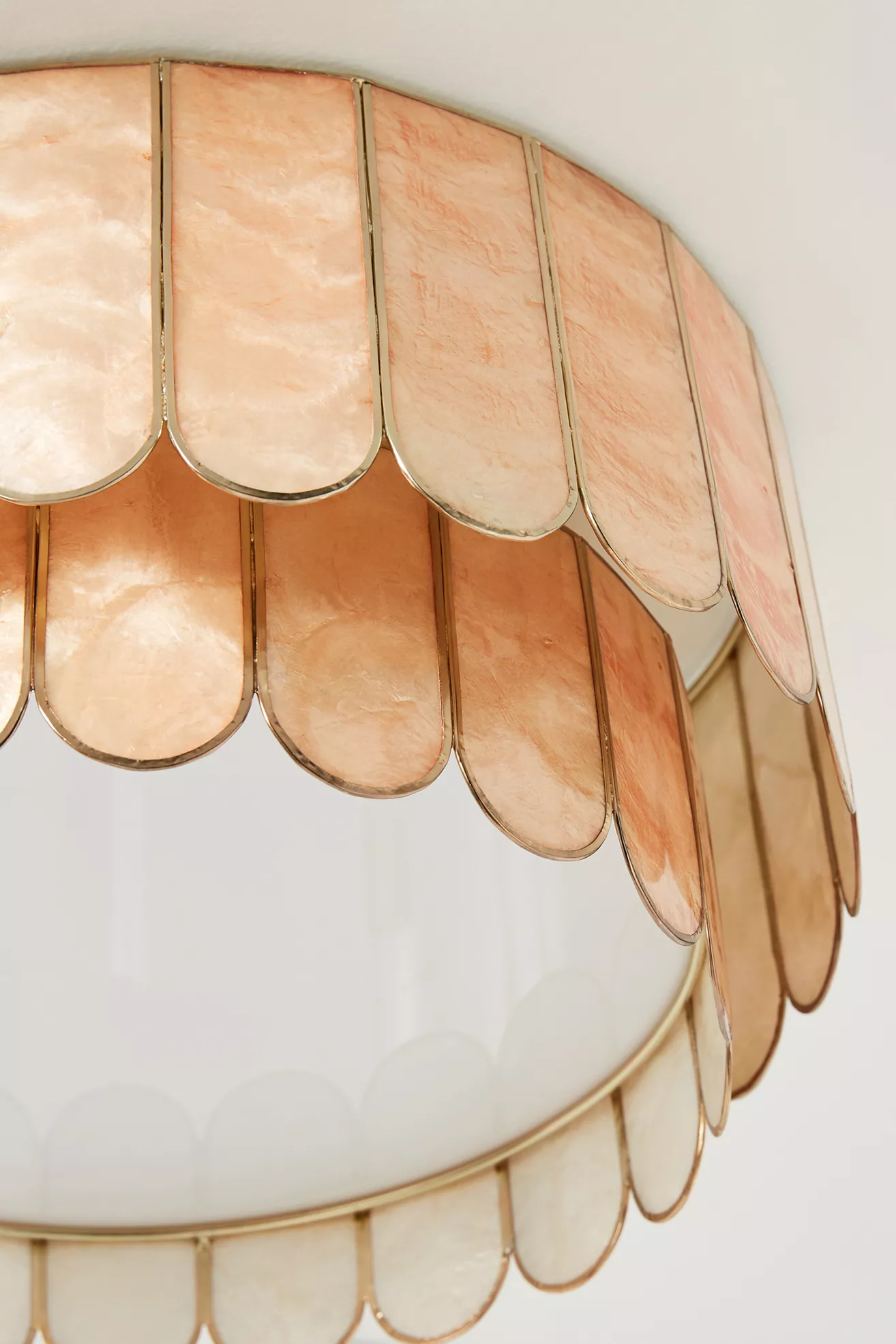 Madelyn Capiz Faceted Flush Mount - thumbnail 6
