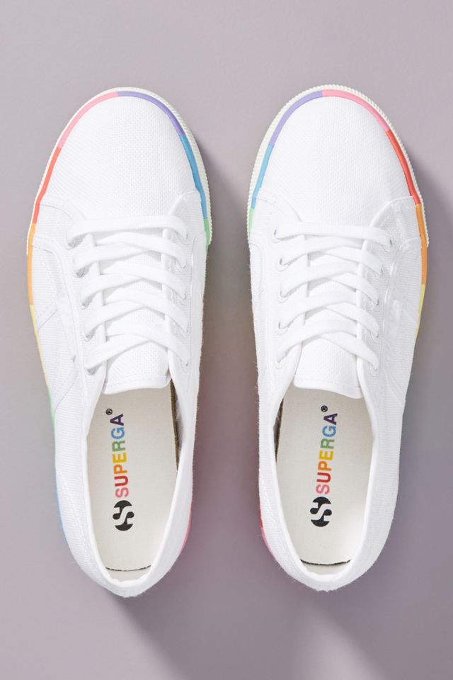 Superga Rainbow Platform Sneakers #1