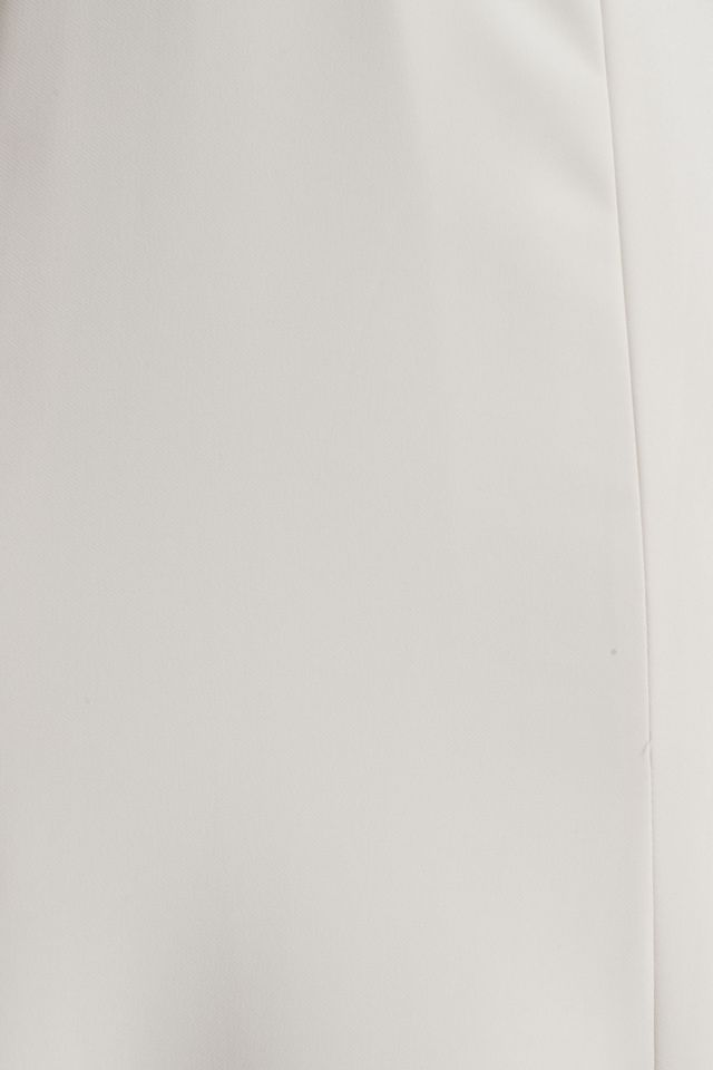 Jenny Yoo Tana Plunge Crepe Shoulder Fabric Wedding Gown #5
