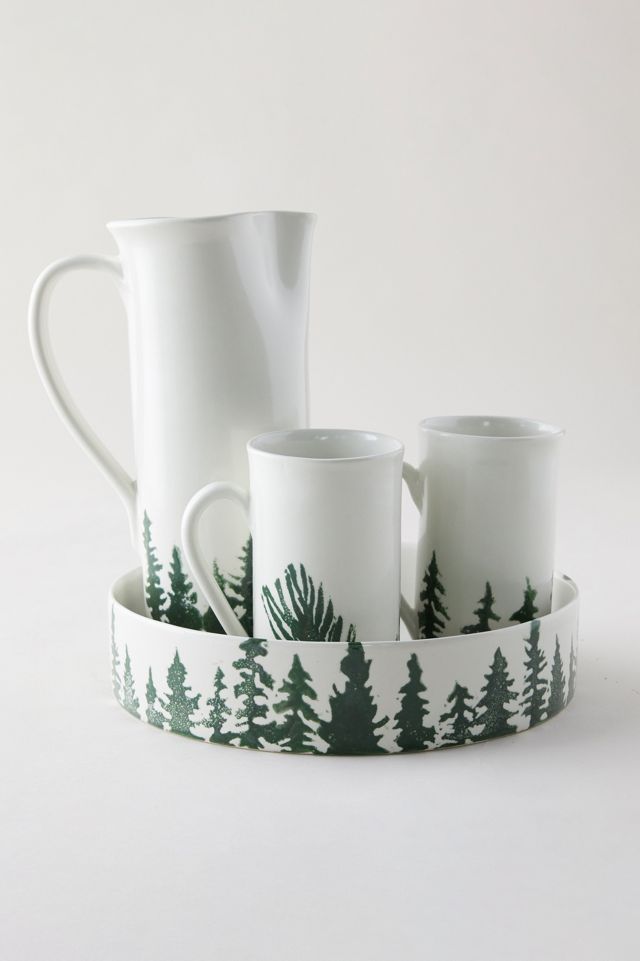 Evergreen Branches Mug #1
