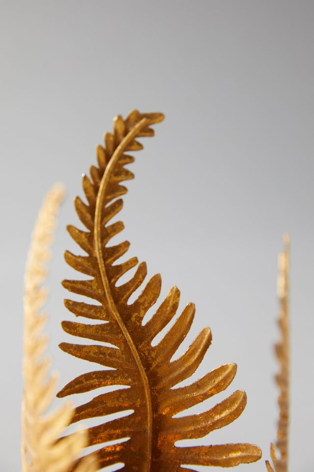 Golden Fern Candle Holder #7