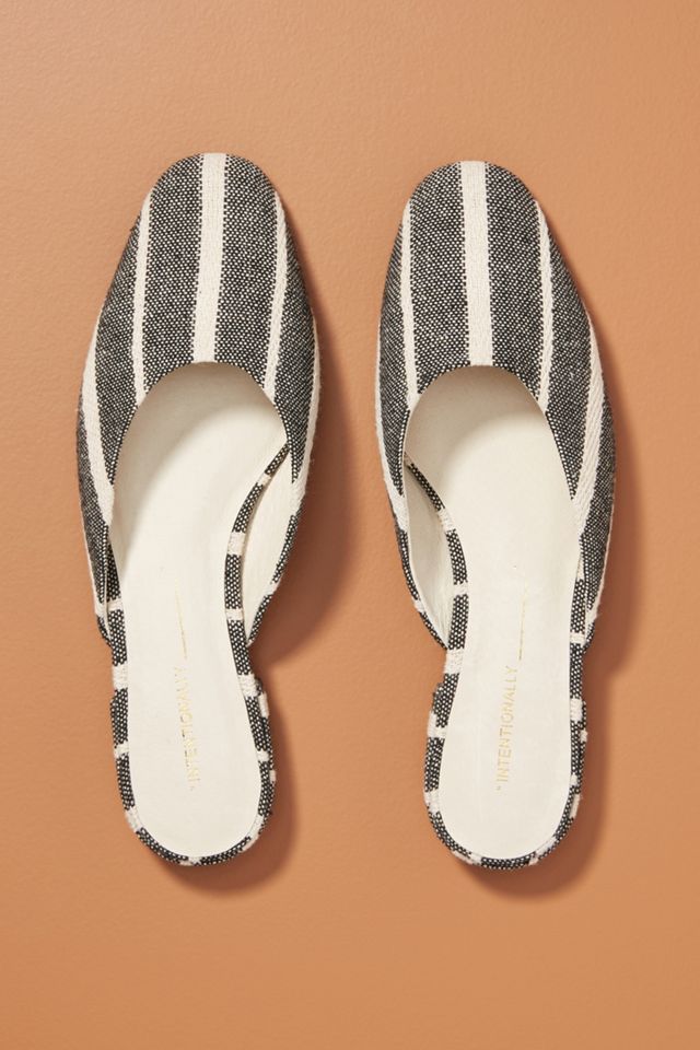 Intentionally Blank Striped Flats #1