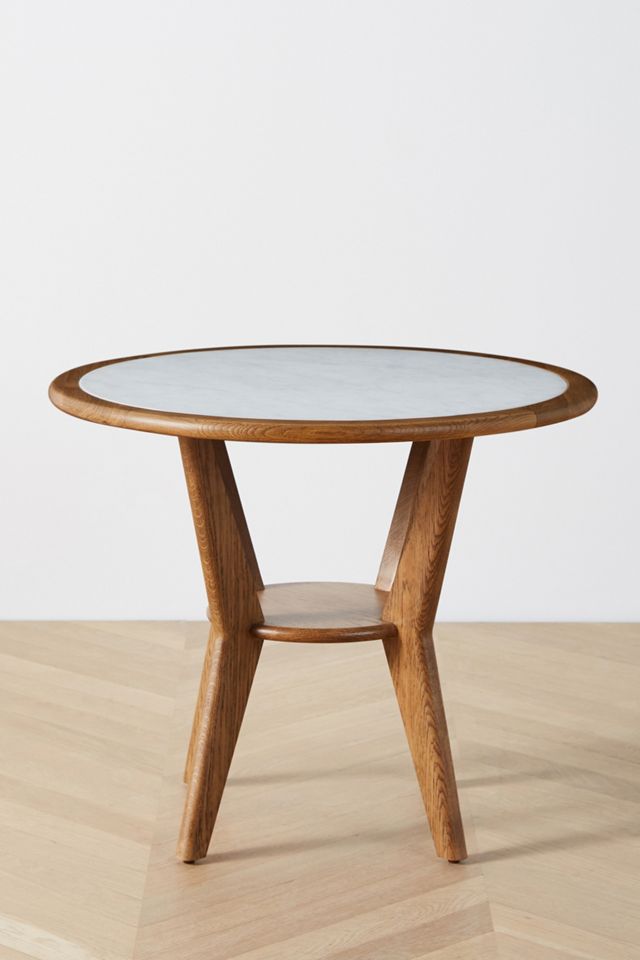 Soho Home x Anthropologie Marble Inset Side Table #1