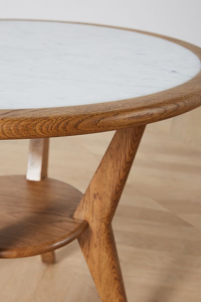 Soho Home x Anthropologie Marble Inset Side Table #3