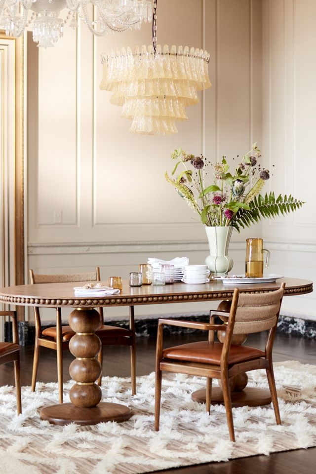 Soho Home x Anthropologie Harrison Oval Dining Table #7