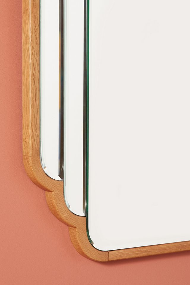 Soho Home x Anthropologie Oak Deco Mirror #2