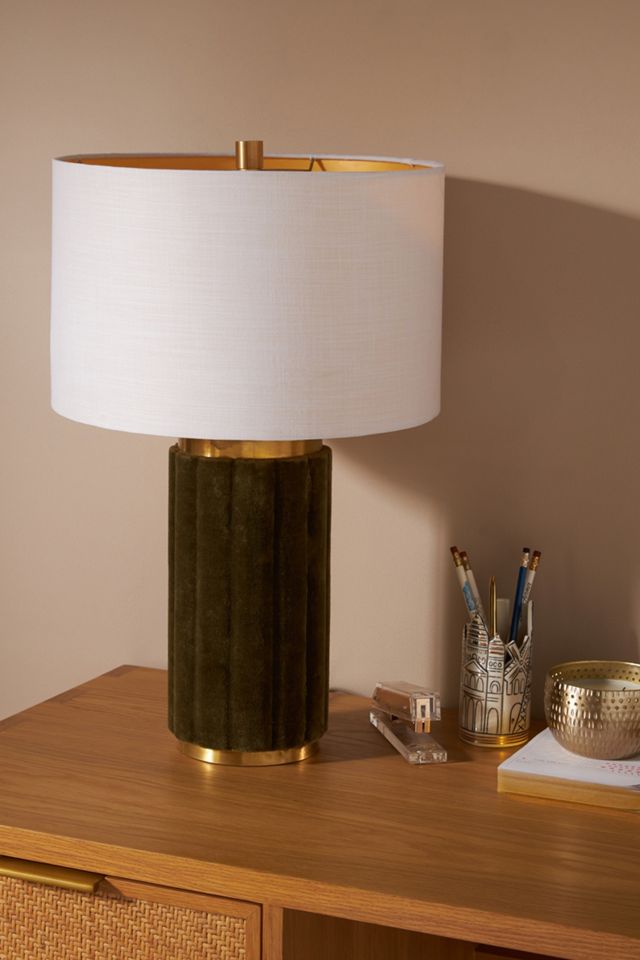 Juneau Velvet Table Lamp #1